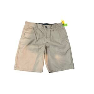 Volcom Men’s Khaki True To This Chino Casual Skate Shorts Size 29